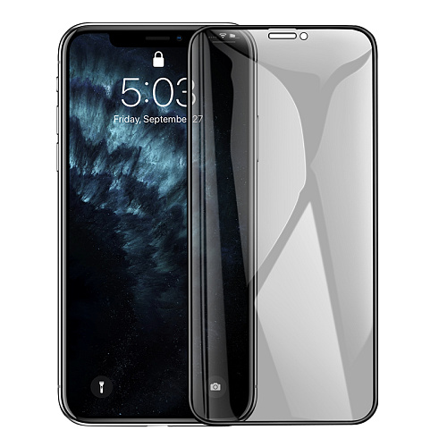    iPhone X/XS/11 Pro (G11), HOCO, Full screen HD privacy protection tempered glass, 