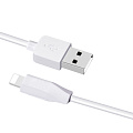 USB дата кабель Lightning, HOCO, X1, 1M, белый