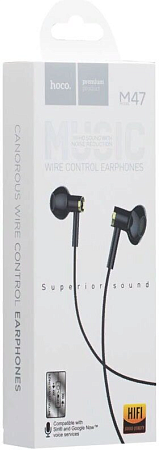   M47 Canorous wire control earphones with microphone, 