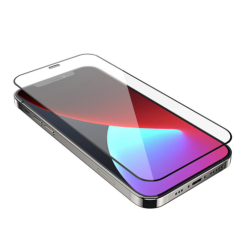 Защитное стекло на iPhone 12 Pro Max (6.7) A12 Plus, HOCO, Nano 3D full screen, черное