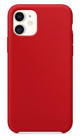 Чехол - накладка для iPhone 11, Silicon Case, бордовый