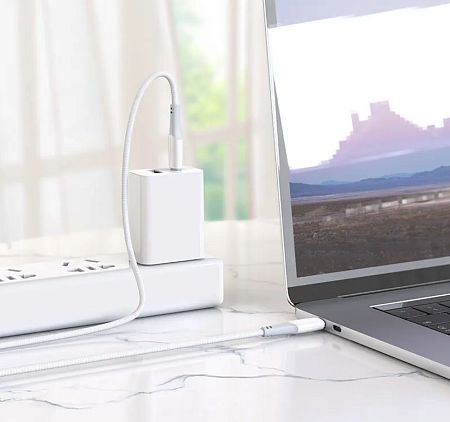 Кабель Type-C на Type-C, HOCO, X70, 1м, 60W, белый