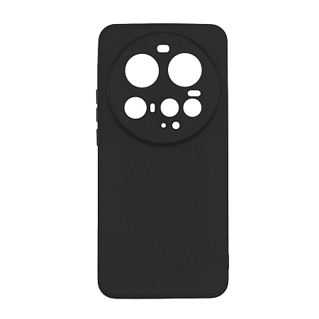 Чехол силиконовый для Xiaomi 15 Ultra (5G), с микрофиброй внутри, с защитой камеры, X-CASE, черный