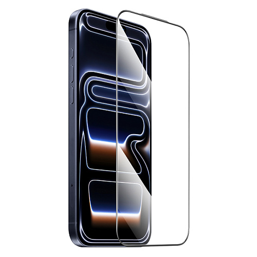 Защитное стекло для iPhone 17 Pro, G14, HOCO, Guardian shield series full-screen HD tempered glass, черное