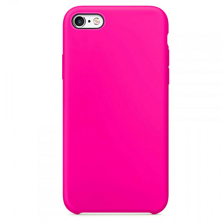 Чехол-накладка для iPhone 7/8/SE (2020), Silicon Case, малиновый
