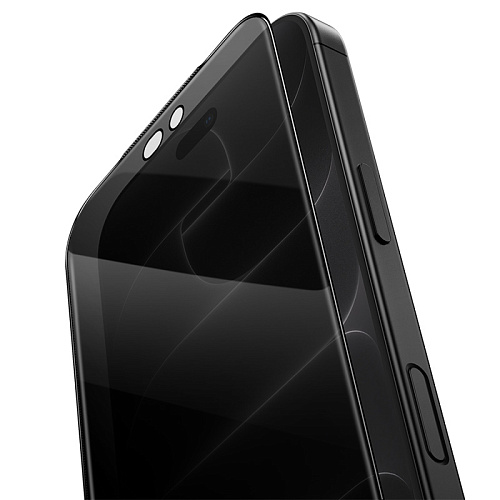Защитное стекло для iPhone 18 Pro, G15, HOCO, Guardian shield series full-screen anti-spy tempered glass, черное