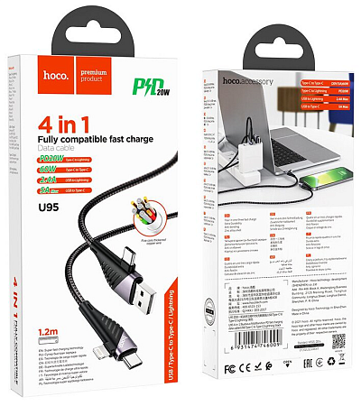  Lightning to Type-C (PD), HOCO, U95, Fast Charge, 