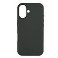 Чехол-накладка для iPhone 16, экокожа, магнитный (MagSafe), без лого, X-CASE, темно-зеленый