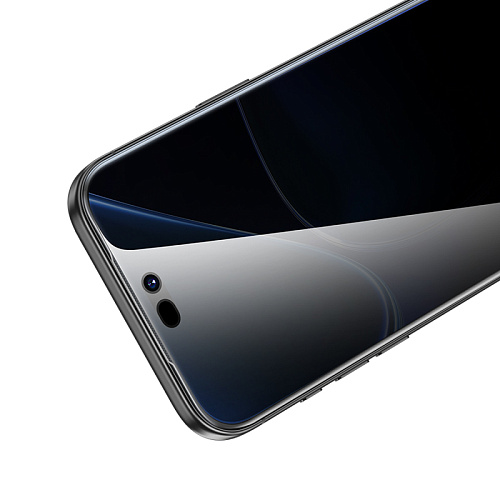 Защитное стекло для iPhone 18 Pro, G777 Plus, HOCO, anti-static, антишпион, черное