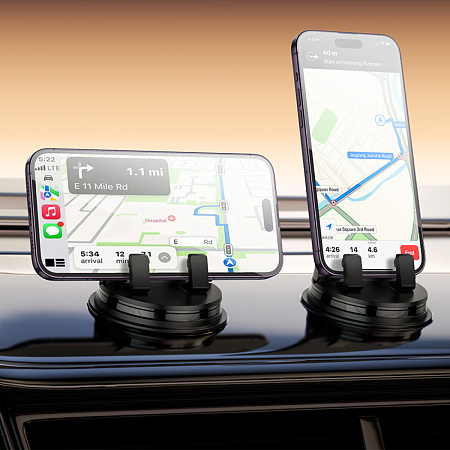 Держатель автомобильный на торпеду, H55, HOCO, черный