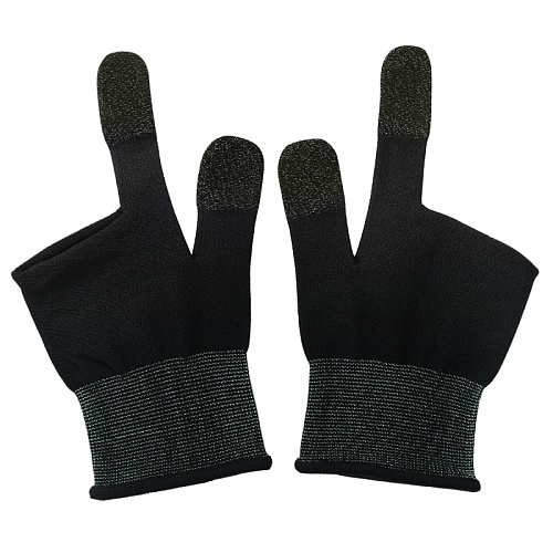 Перчатки для игры на телефоне, GA21, HOCO, толщина 0,5 мм, черный