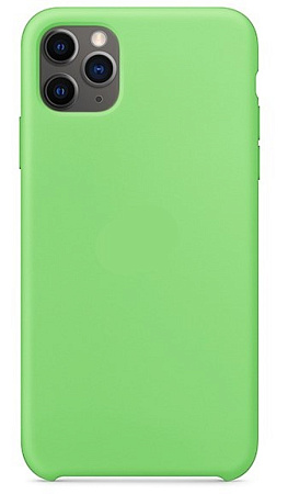 Чехол - накладка для iPhone 12 Pro Max, Silicon Case, салатовый, ярко-зеленый