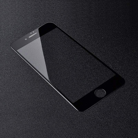 Защитное стекло для iPhone 7 Plus/8 Plus (A1), HOCO,Shatterproof edges, 3D, закруглённое, черное