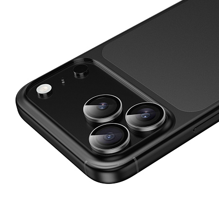 Защитное стекло для iPhone 17 Pro/17 Pro Max, V13, HOCO, на заднюю камеру, черный