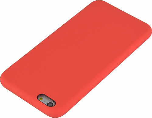 Чехол - накладка для iPhone 6 Plus/6S Plus, Silicon Case, красный (5)