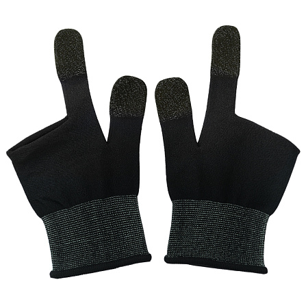 Перчатки для игры на телефоне, GA21, HOCO, толщина 0,5 мм, черный