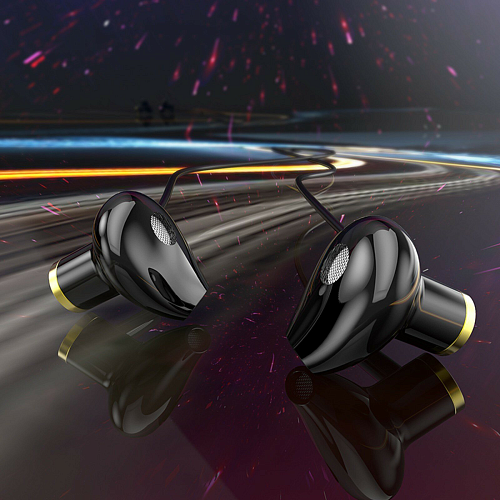 Проводные наушники M47 Canorous wire control earphones with microphone, черные