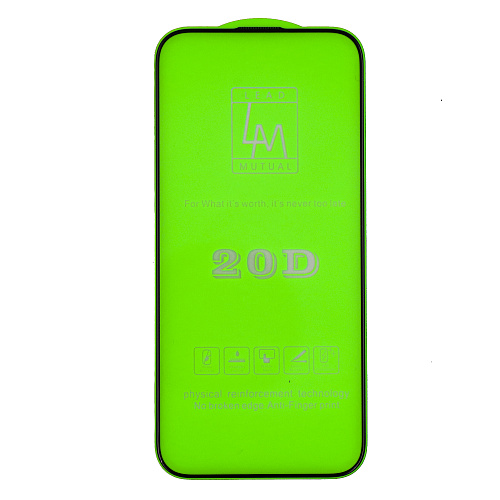 Защитное стекло на iPhone 16 Pro Max, 20D, черное, X-CASE