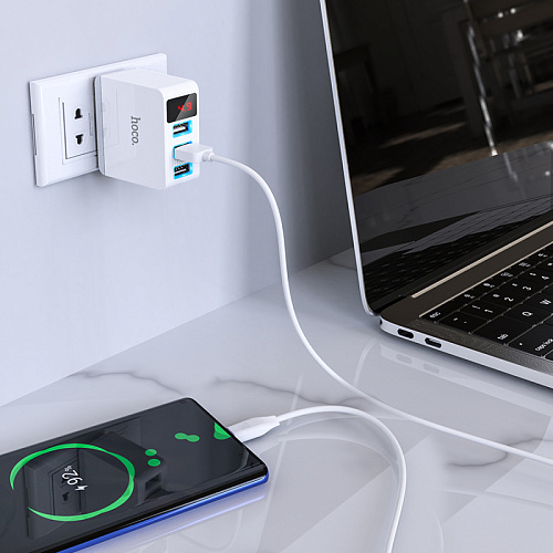 USB Кабель Micro, HOCO, X1, 2М, белый
