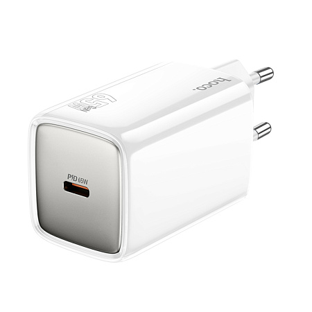 Сетевое зарядное устройство, 1 PD 65W (N48), HOCO, цвет белый