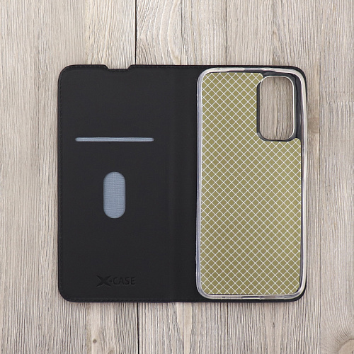 Чехол-книжка для Xiaomi Redmi Note 11 (4G)/Note 11 NFC Global/Note 11S NFC, X-CASE, боковой, черный