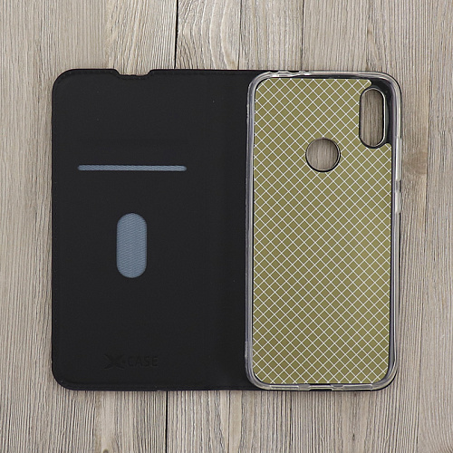 Чехол-книжка для Xiaomi Redmi Note 5/Note 5 Pro, X-CASE, боковой, черный