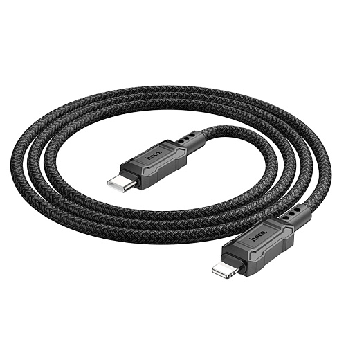 Кабель Lightning to Type-C (PD), HOCO, X94, 1м, 20W, черный