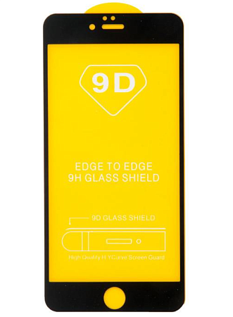 Защитное стекло на iPhone 6 Plus/6S Plus, 9D черный, X-CASE
