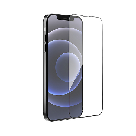 Защитное стекло на iPhone 12 (6.1)/12 Pro (6.1) G14, HOCO, Guardian shield series full-screen HD tempered glass, черное