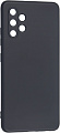 Чехол силиконовый для Samsung Galaxy A32 (4G), с микрофиброй внутри, с защитой камеры, X-CASE, черный