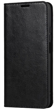 Чехол-книжка для iPhone 14 Plus, боковой, экокожа, черный