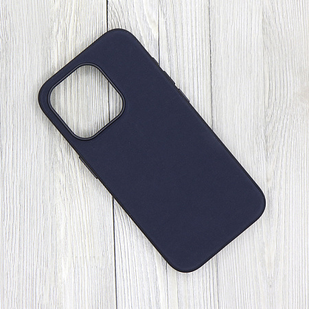 Чехол-накладка для iPhone 15 Pro, тканевый, магнитный (MagSafe), без лого, X-CASE, черный