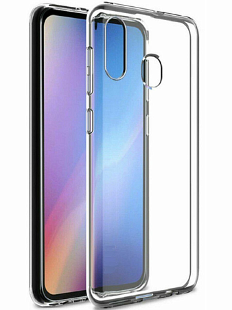 Чехол силиконовый для Samsung Galaxy A20/А30/M10S, X-CASE, прозрачный