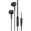Проводные наушники M82, La musique universal earphones, HOCO, вакуумные с микрофоном, черные