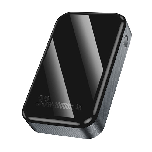 Универсальный Доп. Аккумулятор 10000mAh, Q30, HOCO, 1 USB-A 22.5W, 1 PD 33W, с дисплеем, серый