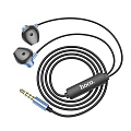 Проводные наушники M75 Belle Universal earphones, HOCO, синие