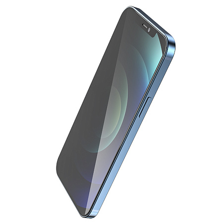 Защитное стекло на iPhone 12 (6.1)/12 Pro (6.1) G15, HOCO, Guardian shield series full-screen anti-spy, черное