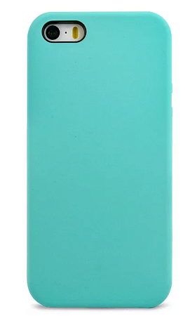 Чехол - накладка для iPhone 6/6S, Silicon Case, бирюзовый
