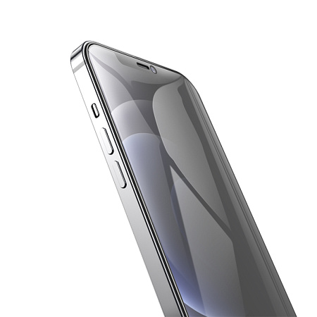 Защитное стекло на iPhone 12 (6.1)/12 Pro (6.1) A34 Plus, HOCO, Антишпионское стекло, черное