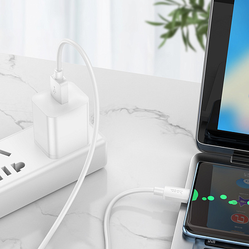 USB Кабель Type-C, HOCO, X96, 27W, 1м, белый