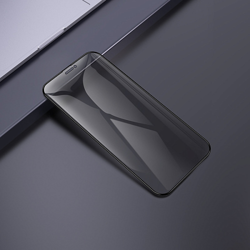 Защитное стекло на iPhone X/XS/11 Pro (A12 Pro), HOCO, Privacy Nano 3D full screen edges, черное