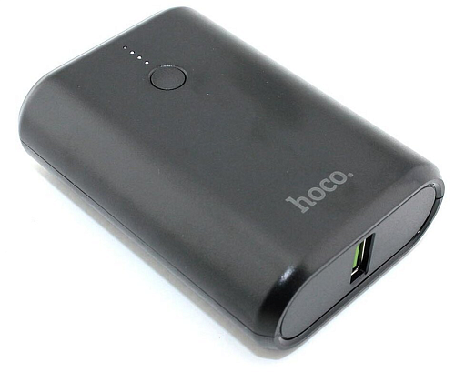 Универсальный Доп. Аккумулятор 10000mAh, Q3, HOCO, 1 PD 20W, черный