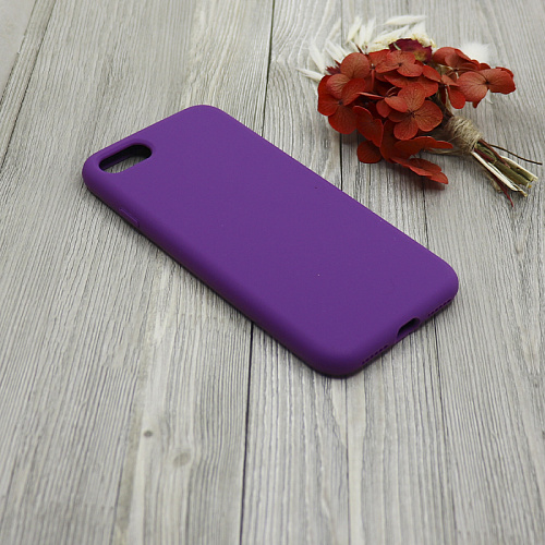 Чехол - накладка для iPhone 7/8/SE (2020), Silicon Case, без лого, фиолетовый