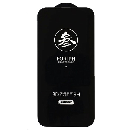 Защитное стекло на iPhone 13/13 Pro/14/16e, REMAX, GL-27, черное