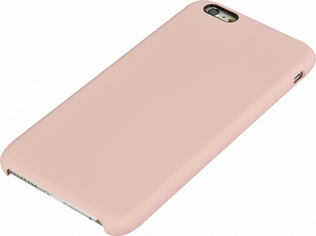 Чехол - накладка для iPhone 6 Plus/6S Plus, Silicon Case, бледно-розовый
