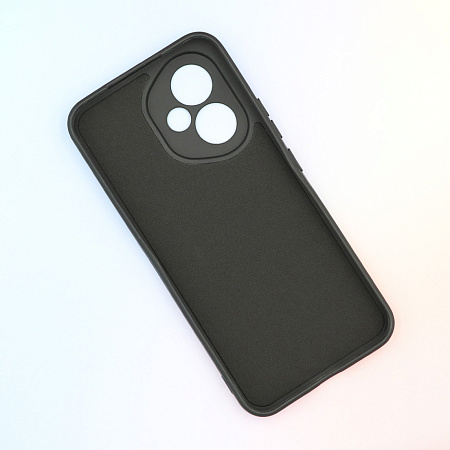 Чехол силиконовый для Honor 400, с микрофиброй внутри, с защитой камеры, X-CASE, черный