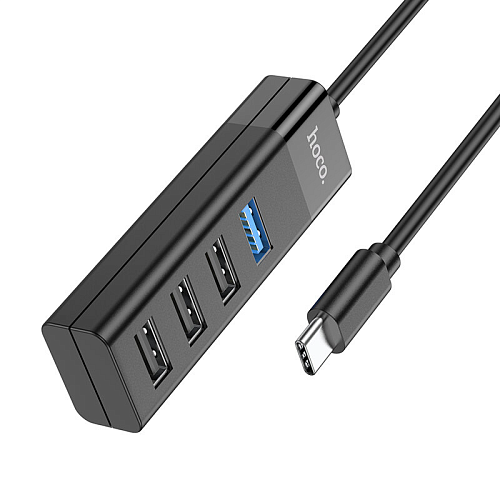 USB  (HB25) c 1 Type-C  1 USB 3.0 + 3 USB 2.0, HOCO, 