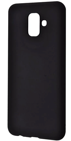 Чехол силиконовый для Samsung J600F Galaxy J6 (2018), good quality, черный
