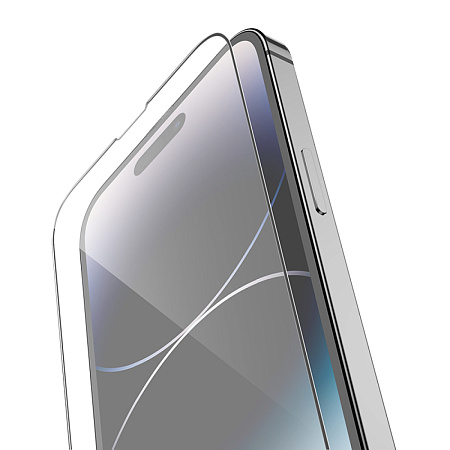 Защитное стекло для iPhone 14 Pro Max, G14, HOCO, Guardian shield series full-screen HD tempered glass, черное