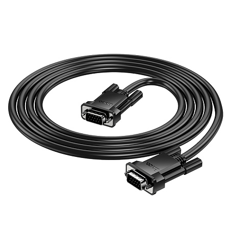 VGA кабель, HOCO, US11, HD, 2м, черный